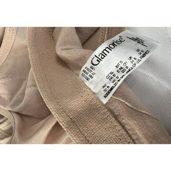 Lot Of 2 Glamorise 54B Cafe Magic Lift Front Close Posture Support Style 1265 - Picture 5 of 6